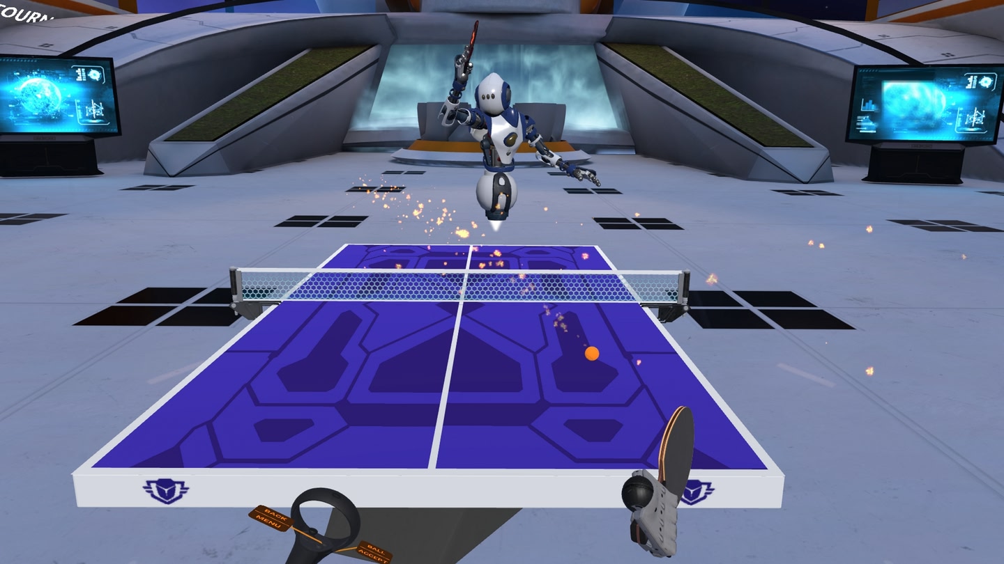 #5. Racket Fury: Table Tennis VR (Meta) Podle: Pixel Edge Games