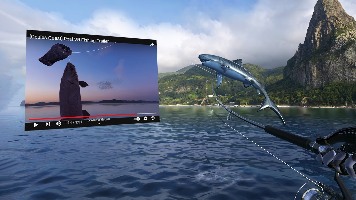 #5. Real VR Fishing (Meta) De: Devs United Games, Inc.