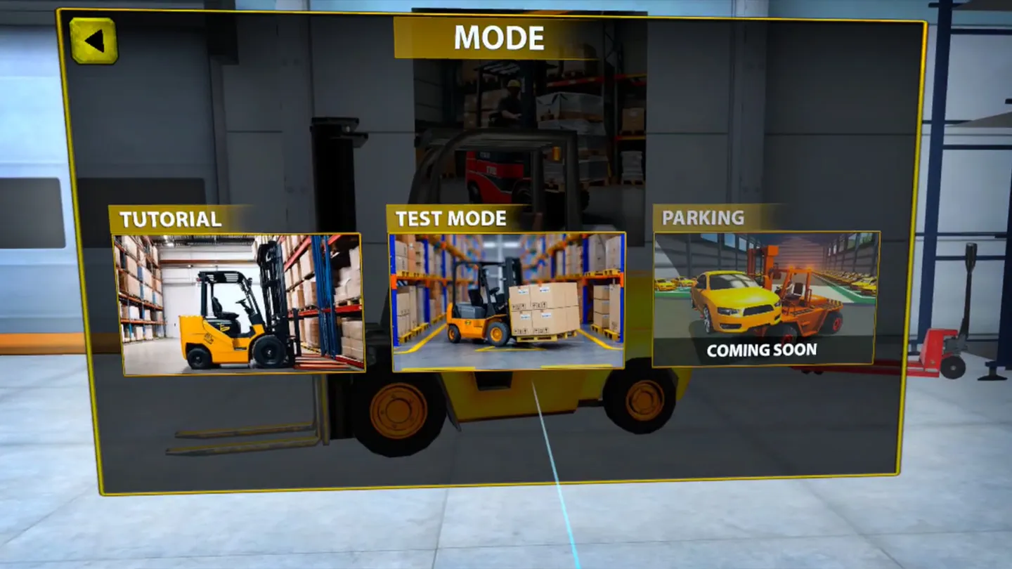 #4. Forklift Simulator VR - Realistic Fork lifter Operator (Meta) โดย: Rebel Game Studio