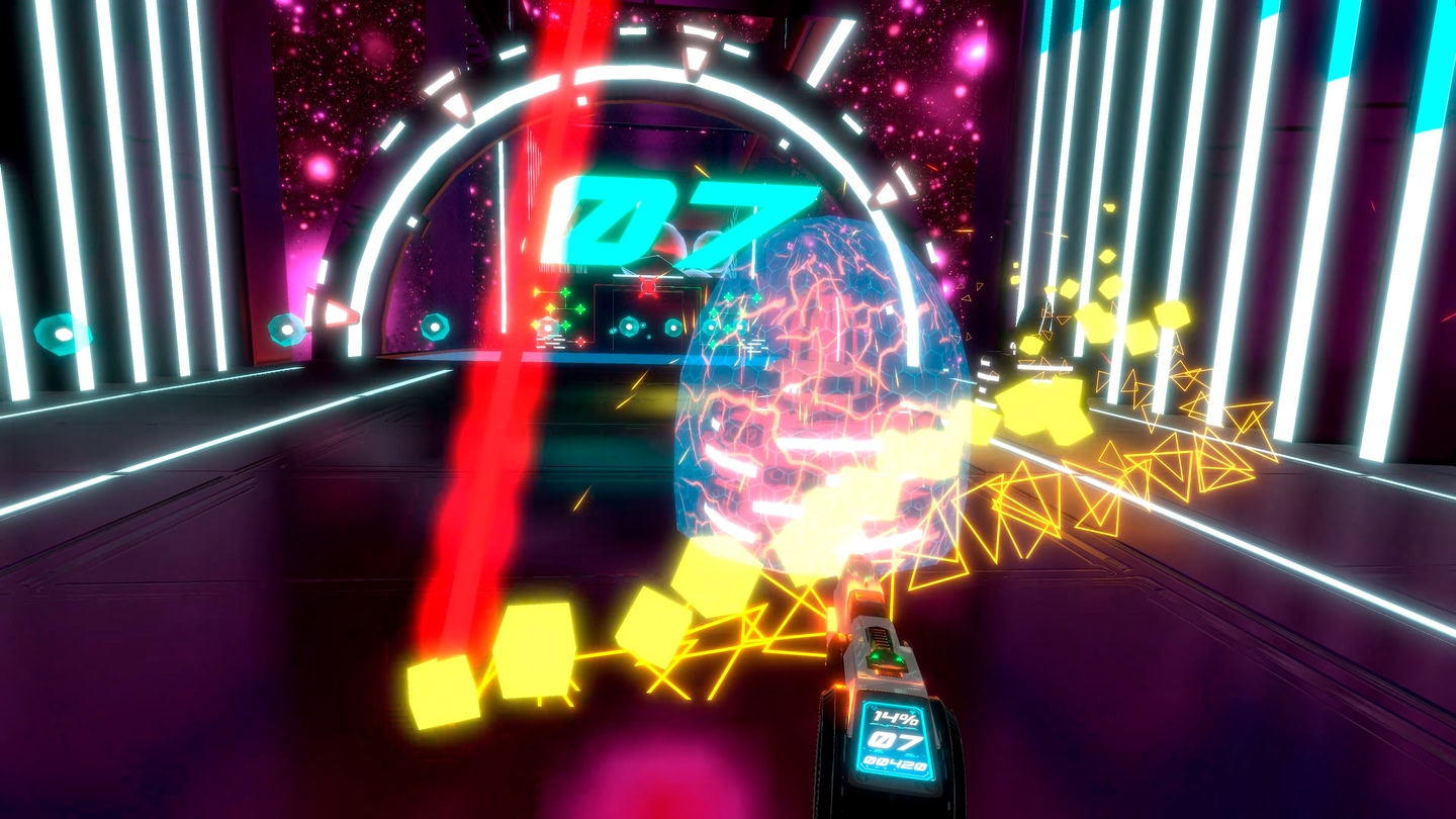 #6. Beat Blaster DEMO (Meta) De: Ivanovich Games