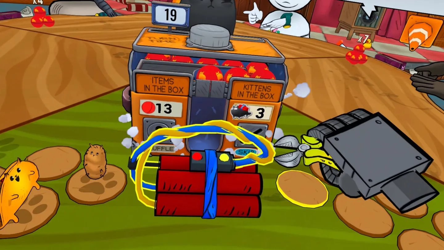 #2. Exploding Kittens VR (Meta) De: Saber Interactive Inc