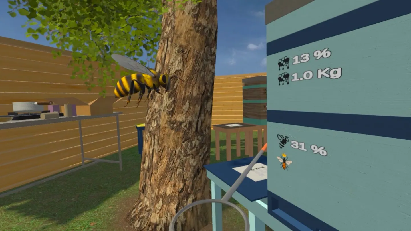 #2. BEEKEEPING SIMULATOR VR (Meta) di: BENDIS Games