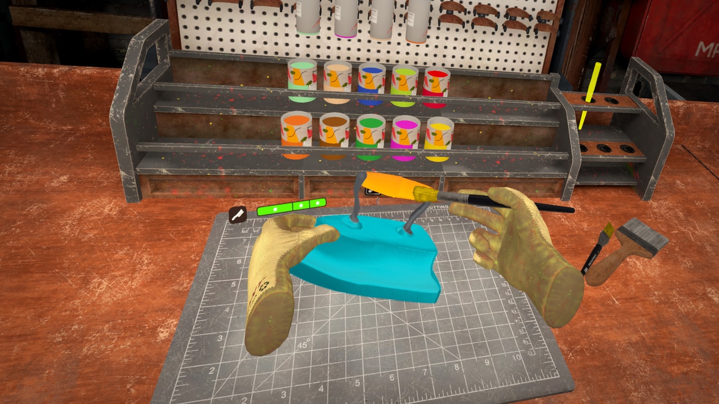 #5. WORKSHOP SIMULATOR VR (Meta) Bởi: VR Factory Games S.A.