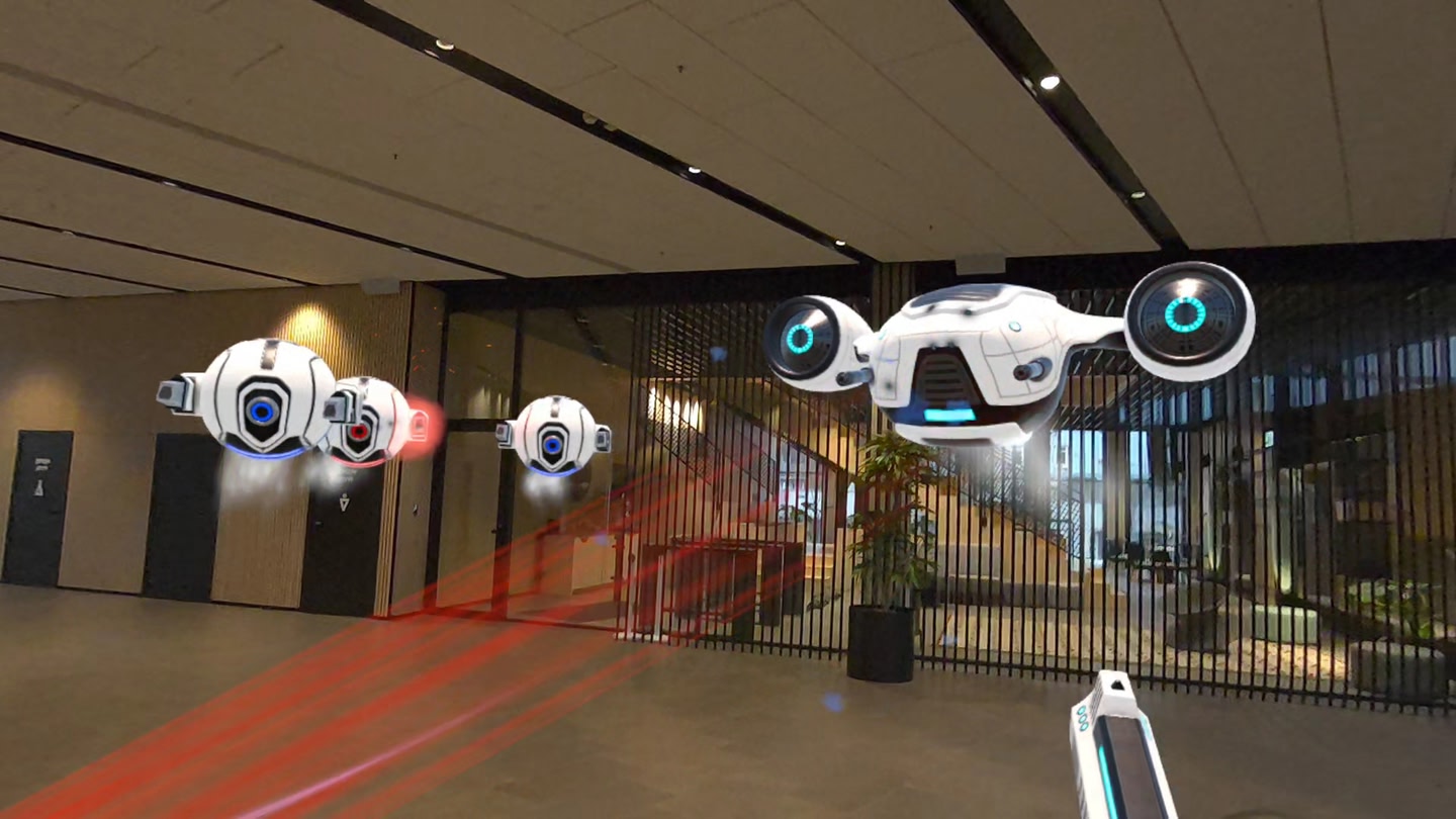 #6. Portal Invaders: Mixed Reality Shooter (Meta) โดย: Mythbox