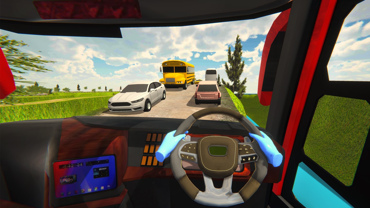 #2. Offroad Bus Driving Game : Bus Simulator (Meta) Podle: Gamotronix Studio