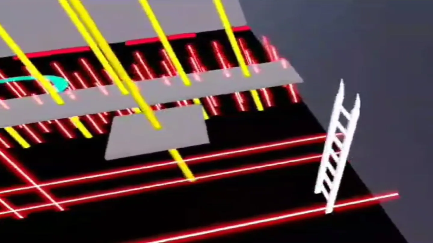 #4. Laser Evader (Meta) De: Aeon Flux