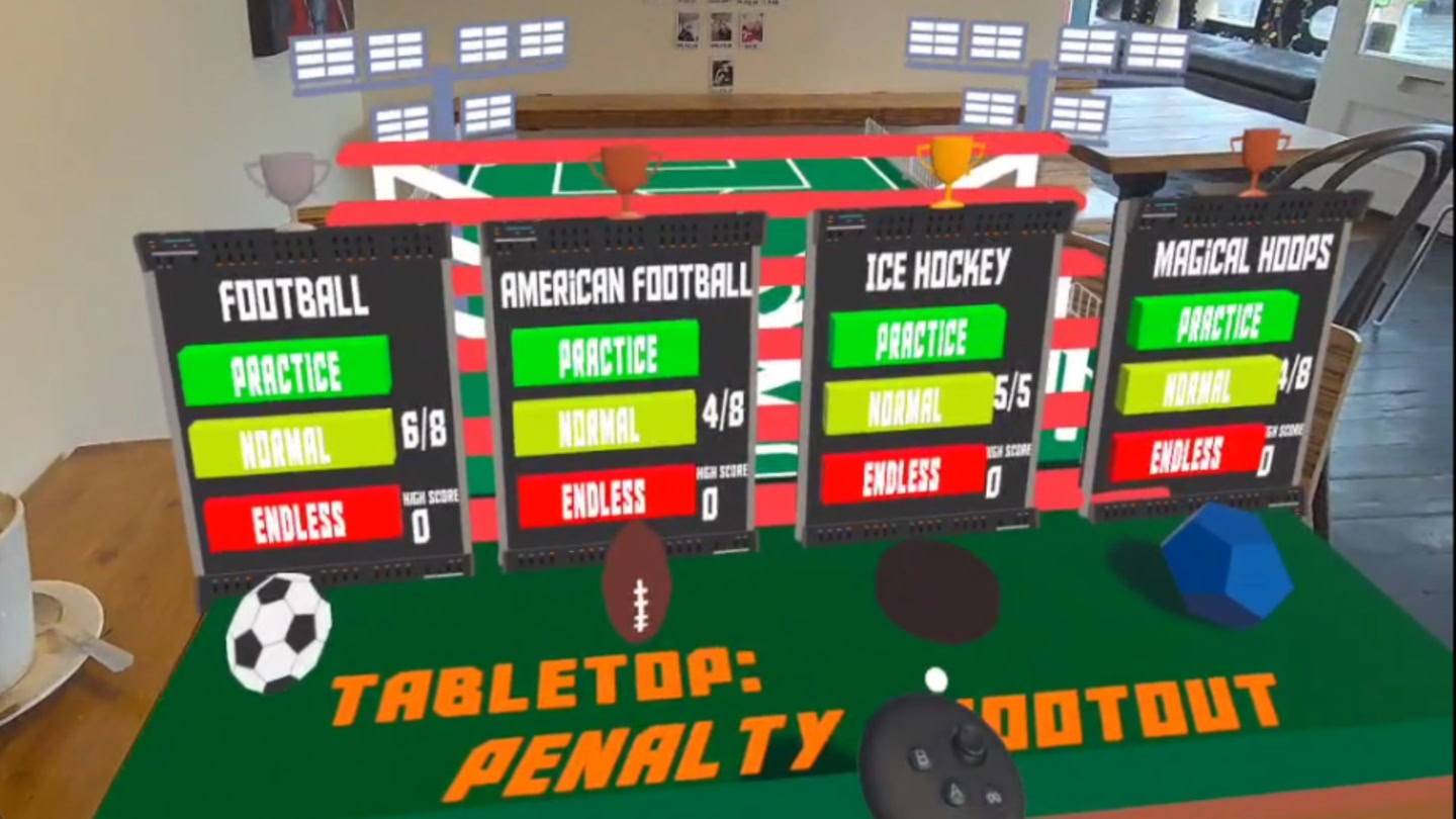 #2. Tabletop Penalty Shootout (Meta) بواسطة: De la Bere Studios