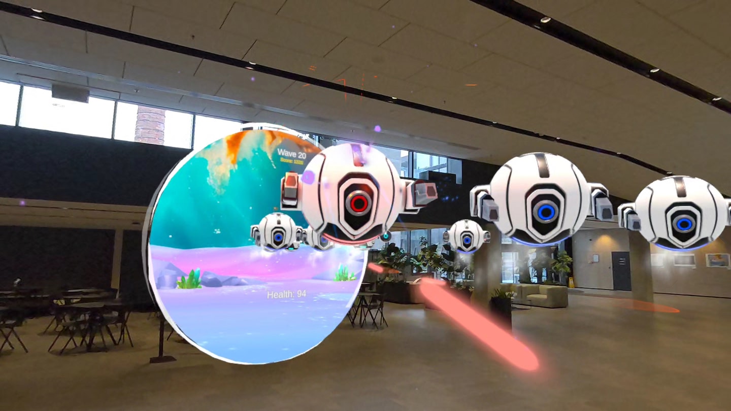 #4. Portal Invaders: Mixed Reality Shooter (Meta) โดย: Mythbox