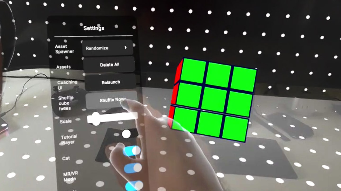 #6. Cube Puzzle XR - with AI Cat and Timer (Meta) بواسطة: Sergii Kulish