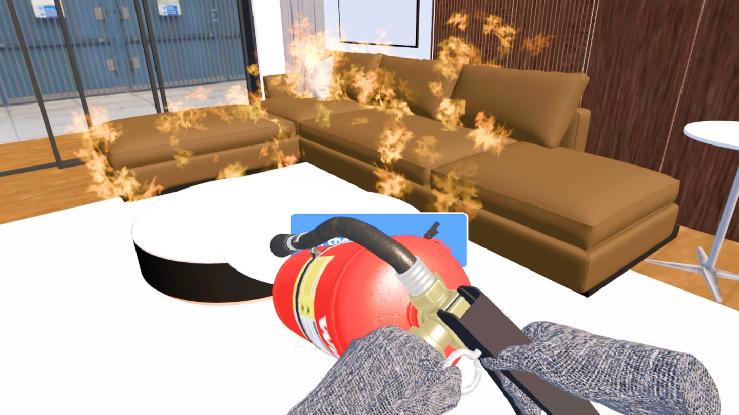 #5. Fire Fighting: Apartment Living Room (Meta) بواسطة: VRTech Studio