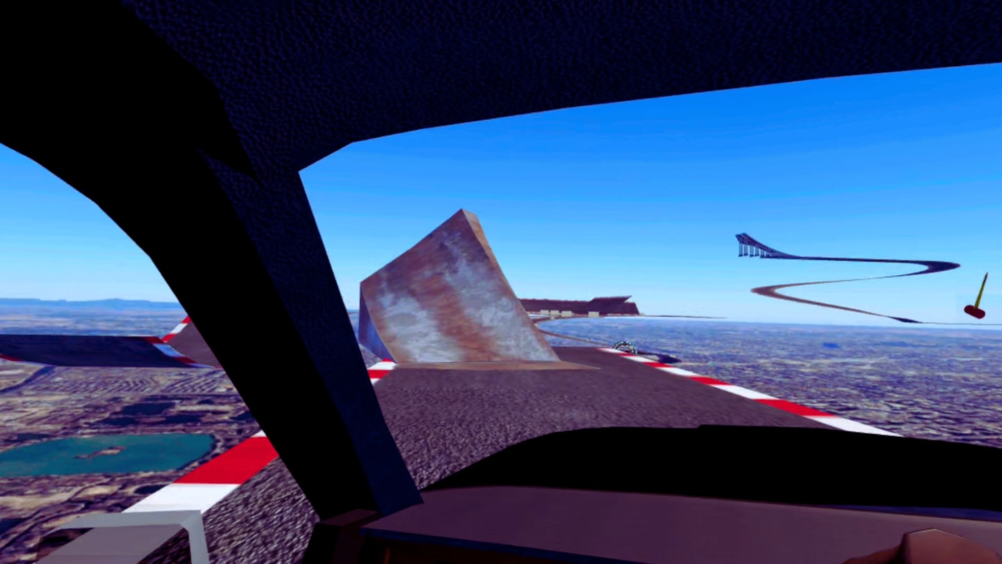 #5. Car Jump VR-Ramp stunt (Meta) بواسطة: RexxxStudio