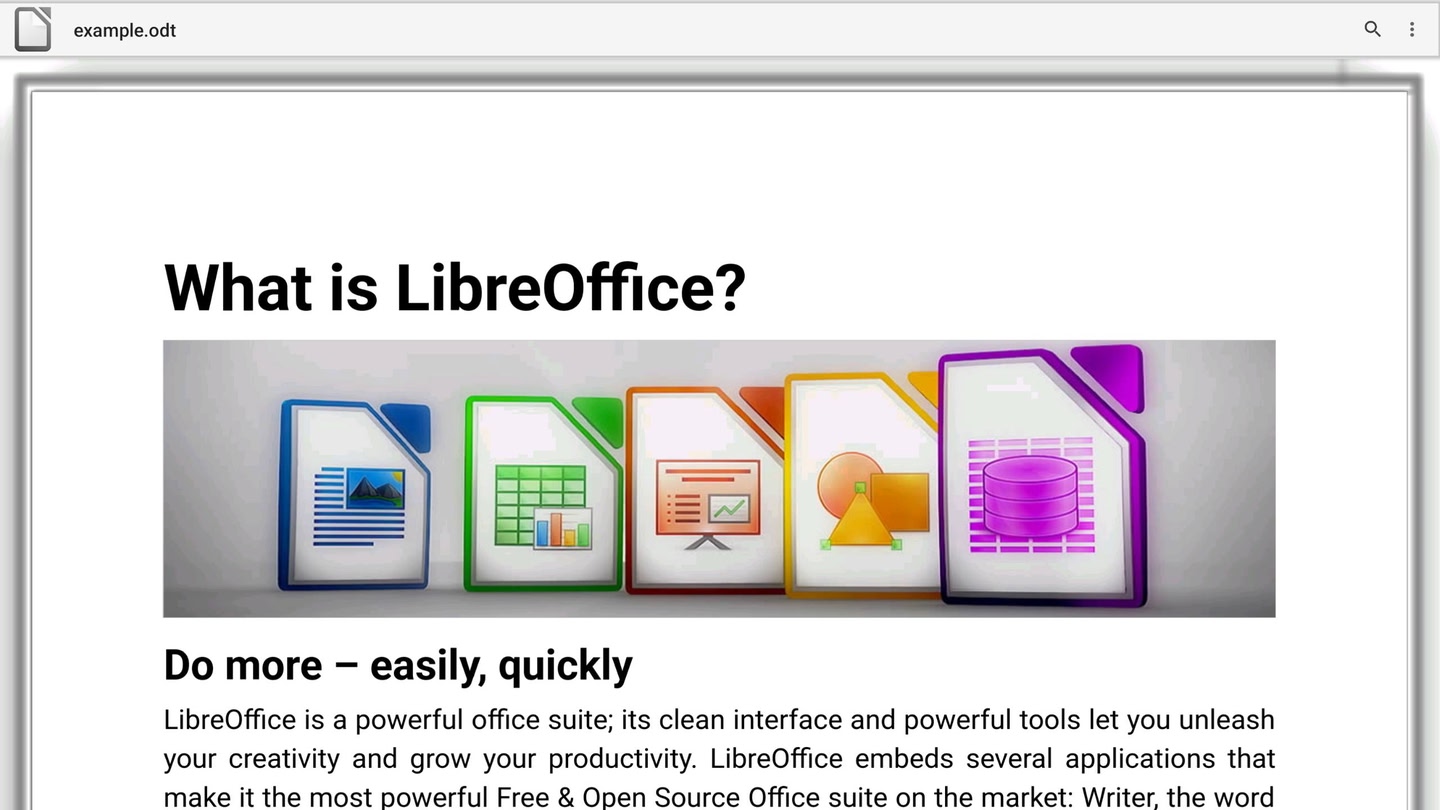 #3. LibreOffice Viewer (Meta) بواسطة: The Document Foundation