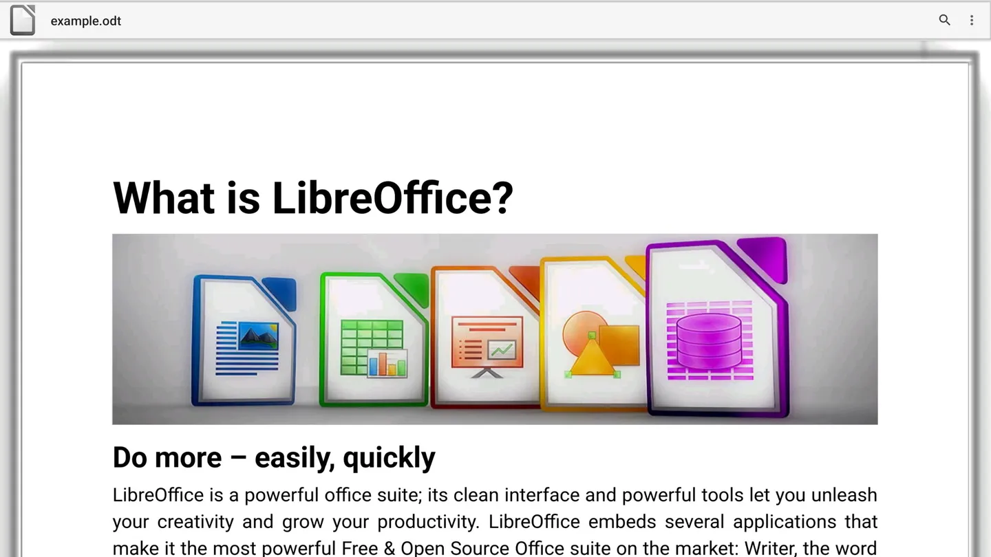 #3. LibreOffice Viewer (Meta) Με: The Document Foundation