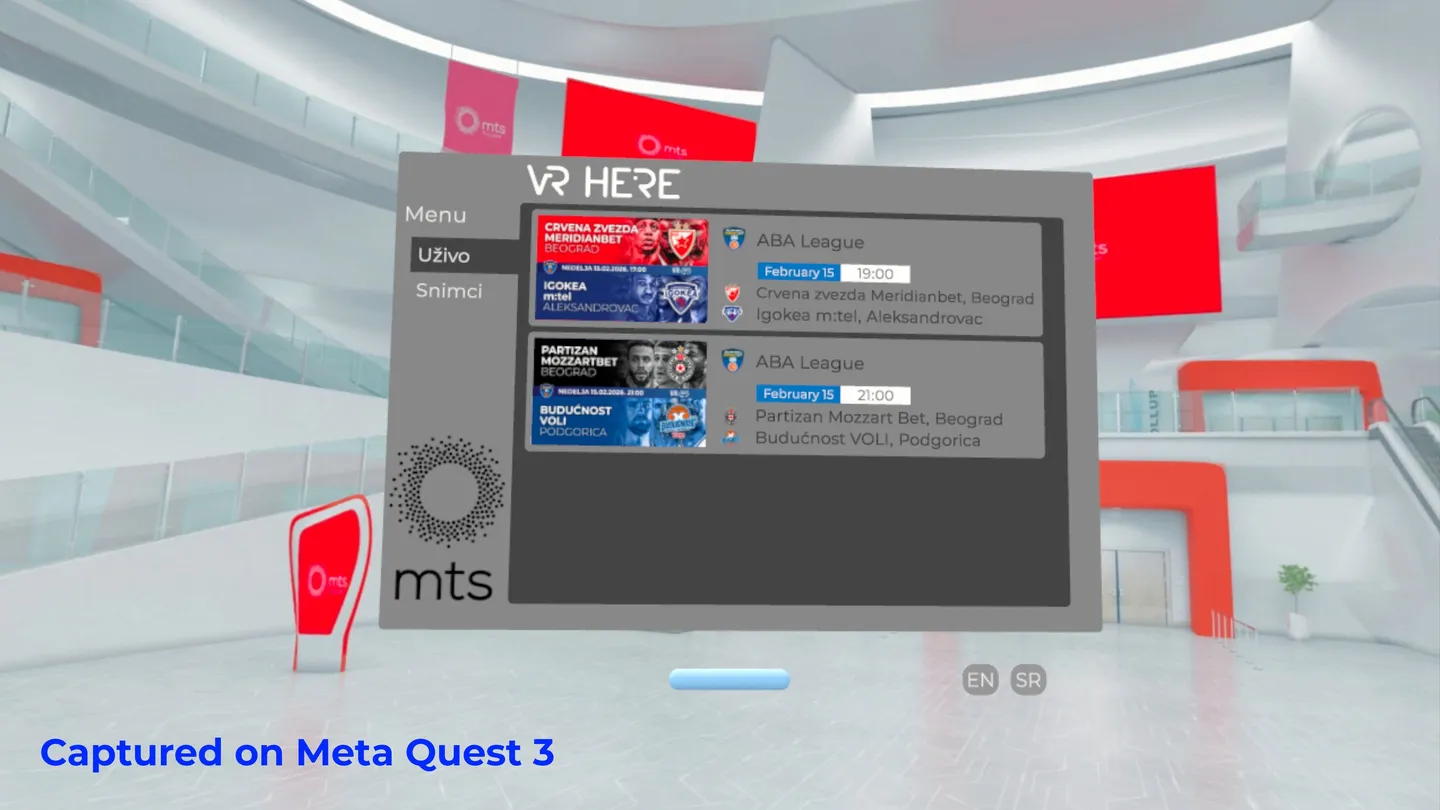 #5. VR HERE (Meta) di: Telekom Srbija - mts