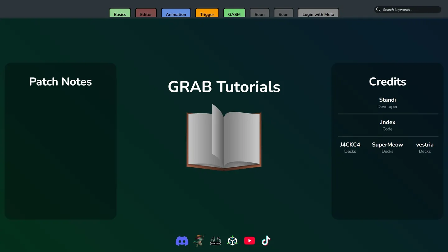 #2. GRAB Tutorials (Meta) Ved: GRAB Tutorials