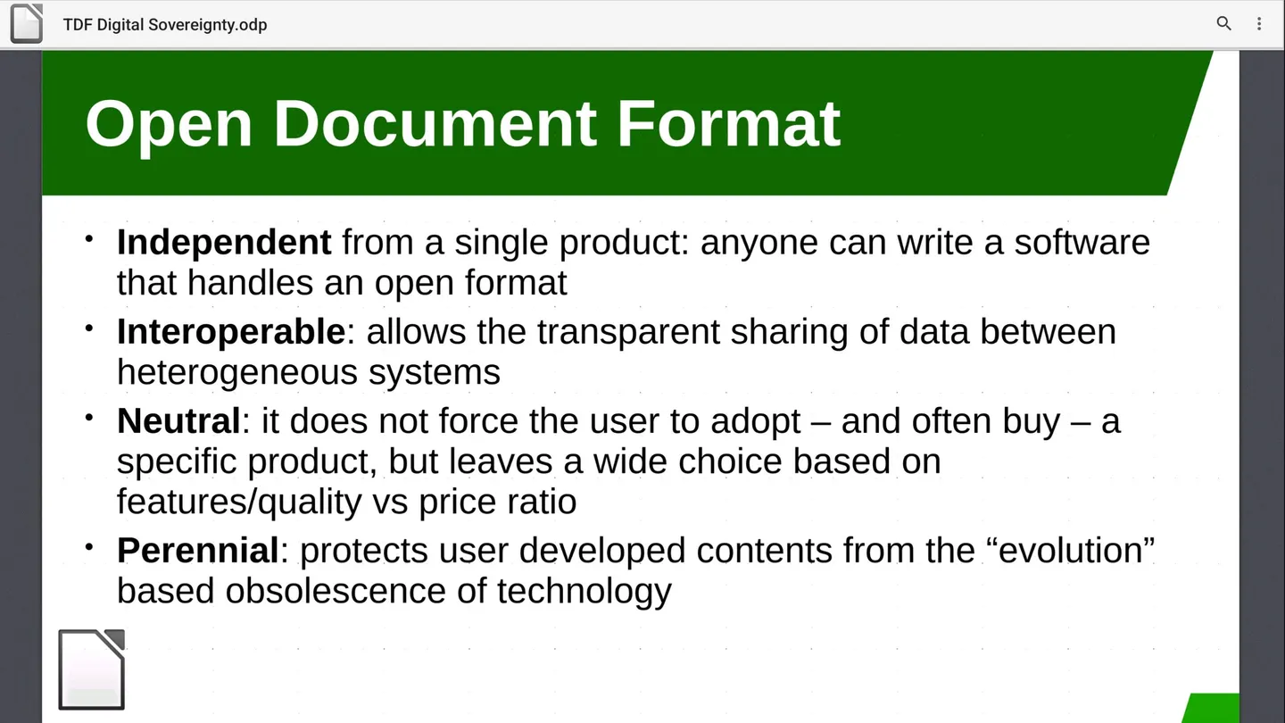 #6. LibreOffice Viewer (Meta) Με: The Document Foundation