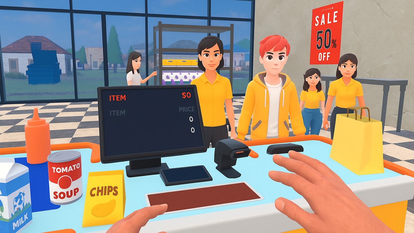 #2. Supermarket VR – Store Manager Simulator (Meta) Podle: Devtitanx