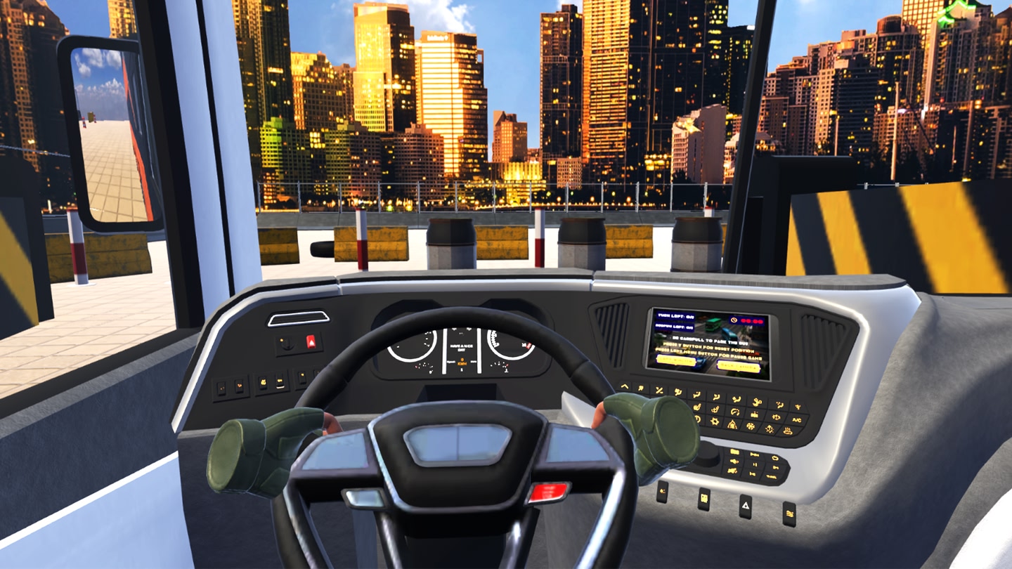 #3. Bus Parking VR : Bus Simulator (Meta) Podle: Rebel Game Studio