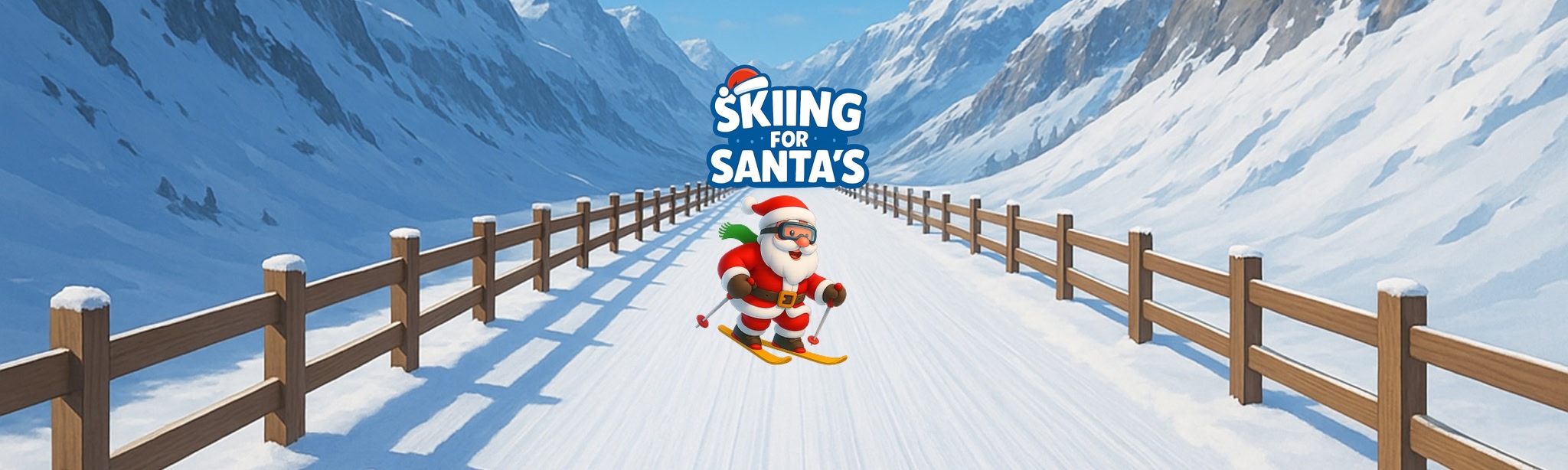 لقطات (6) Skiing for Santa's
