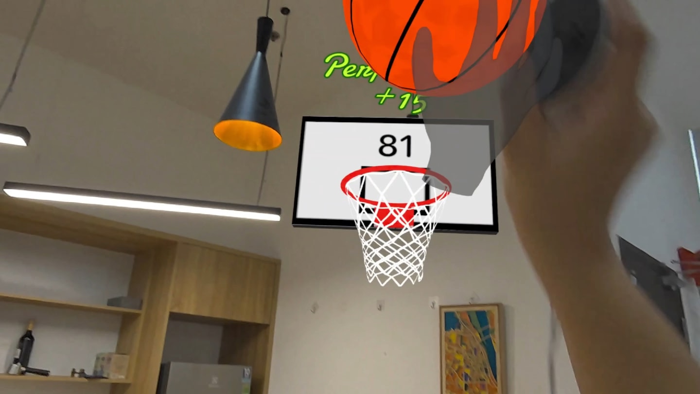 #2. Basketball Mixed Reality (Meta) De: Fori Studio