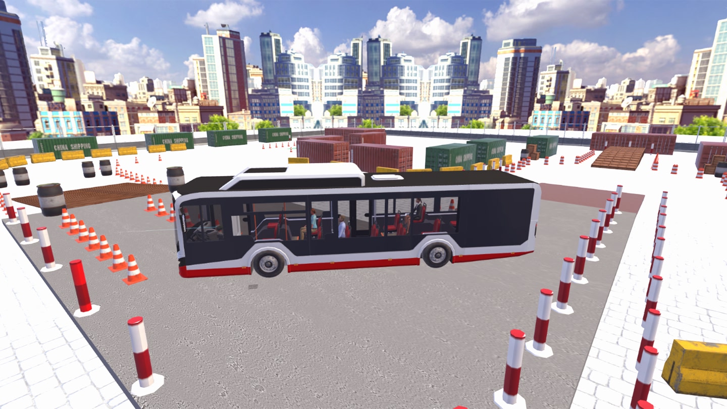 #4. Bus Parking VR : Bus Simulator (Meta) Podle: Rebel Game Studio