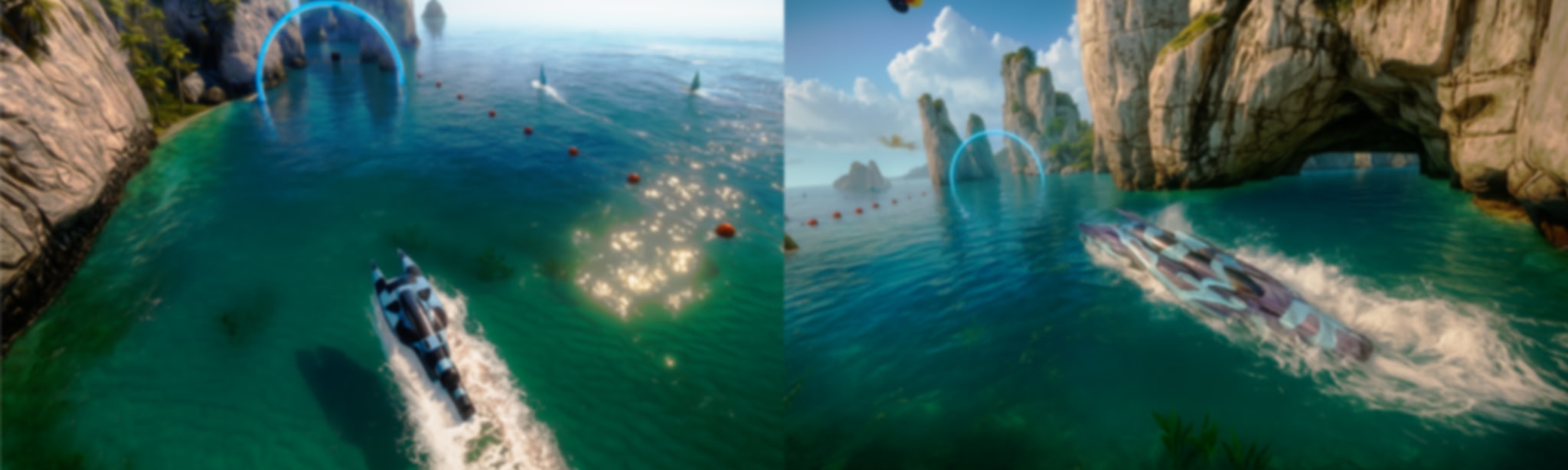 لقطات (6) Racing Boat Simulator : Riptide Rush