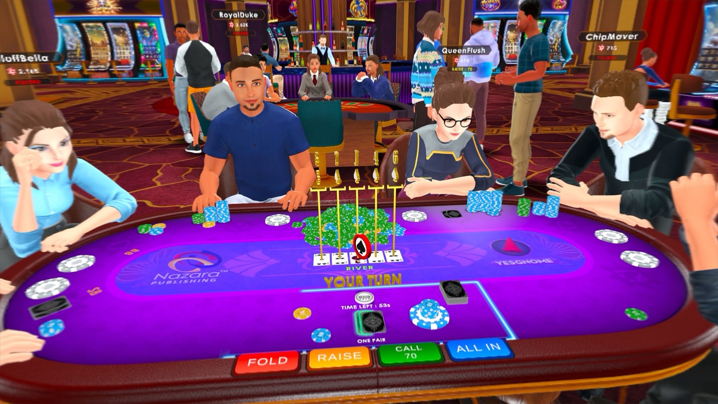 #5. PokerVerse VR (Meta) De: Nazara Technologies Limited