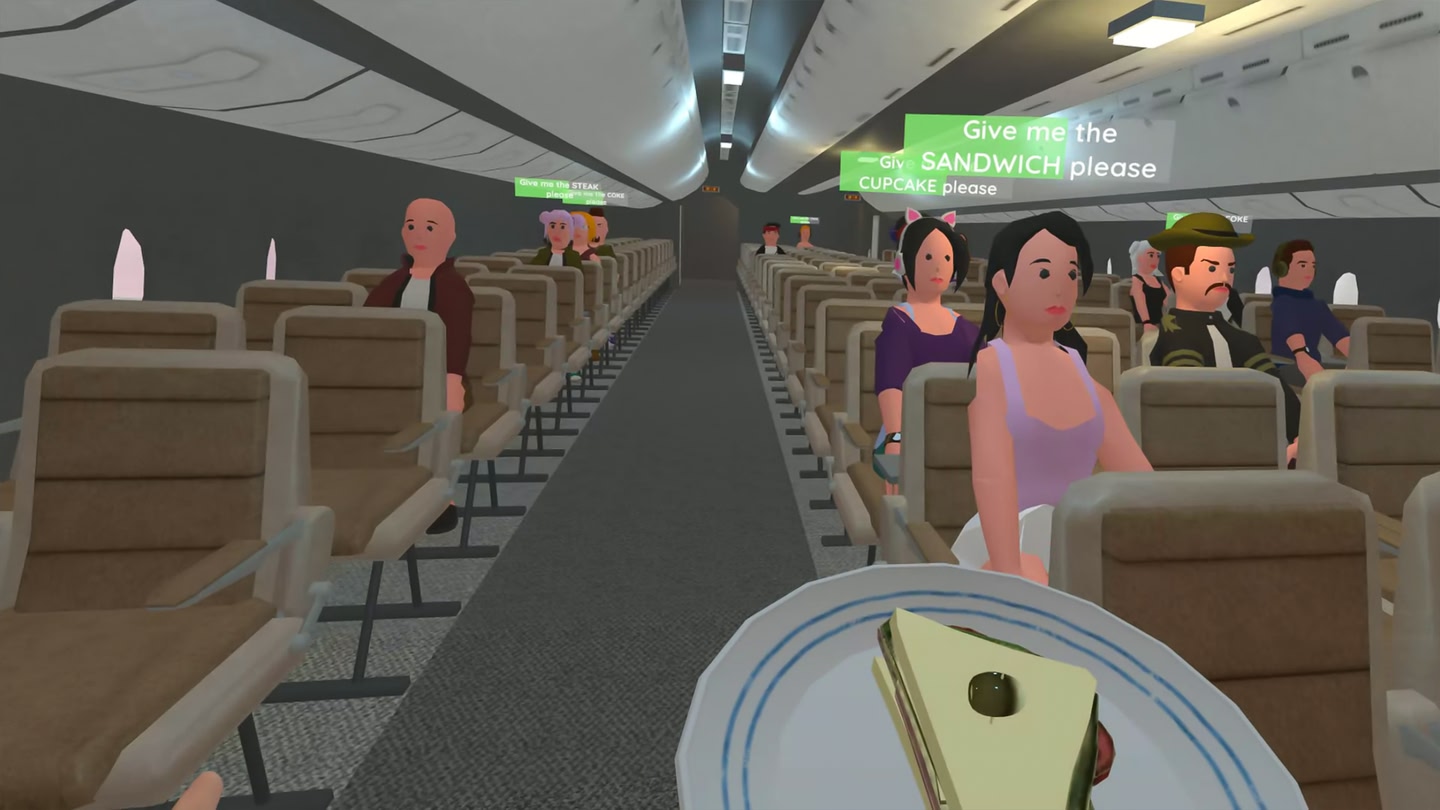 #4. Cabin Crew VR-Flight Attendant Simulator (Meta) 由: Horizon Forge Limited