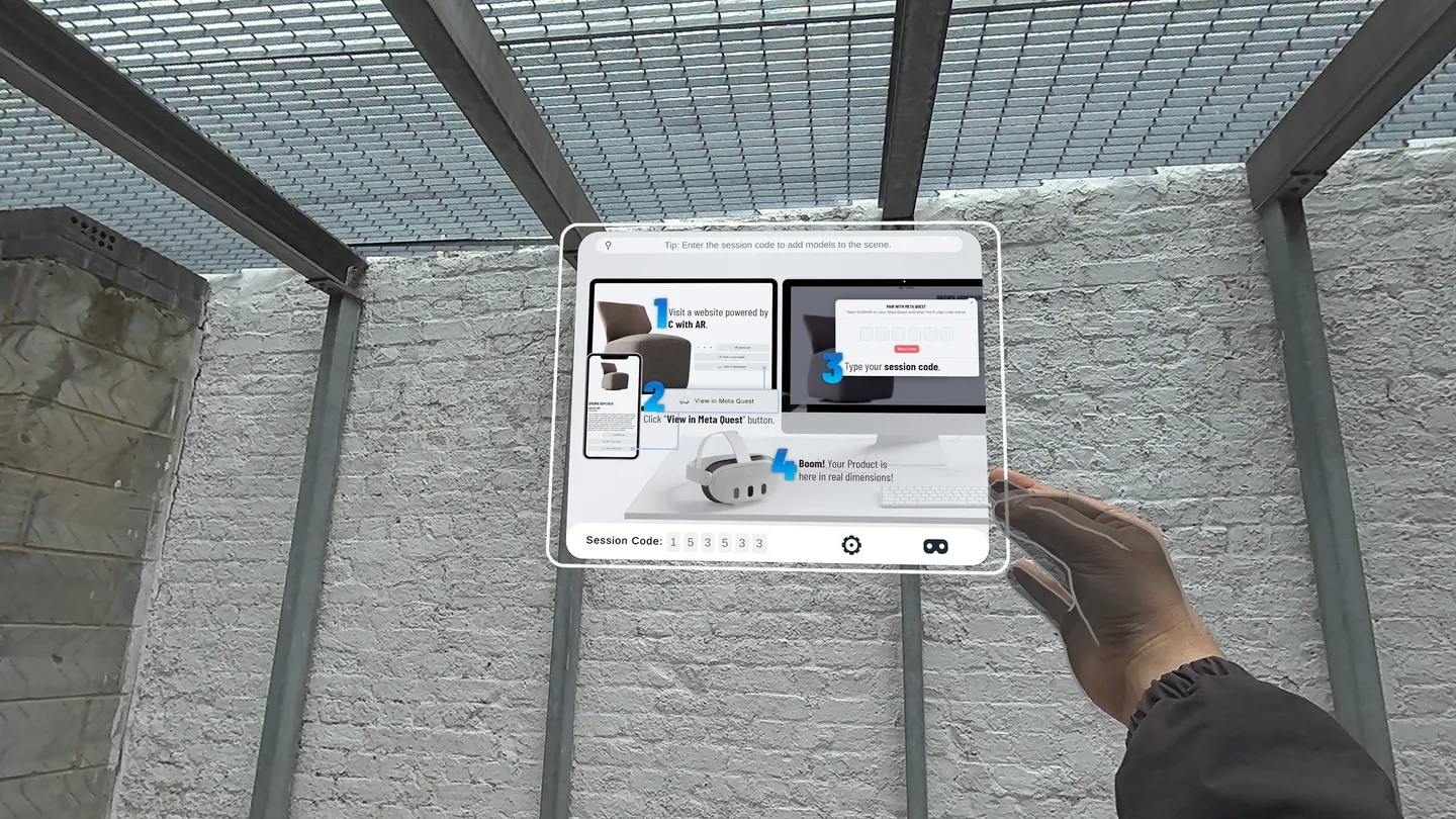 #3. CwithAR (Meta) โดย: Teledomica XR