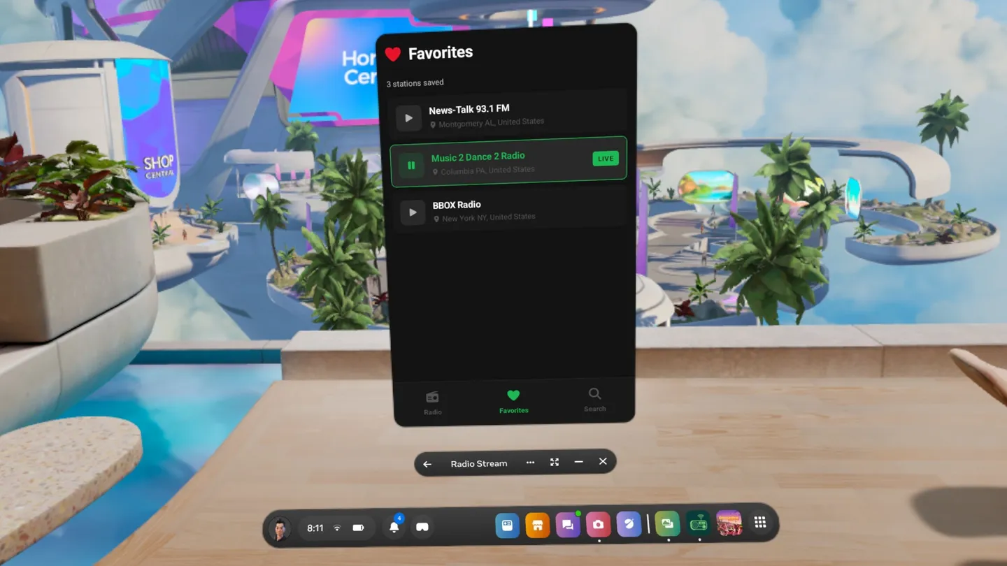 #5. Radio Stream (Meta) di: Aris Kurniawan