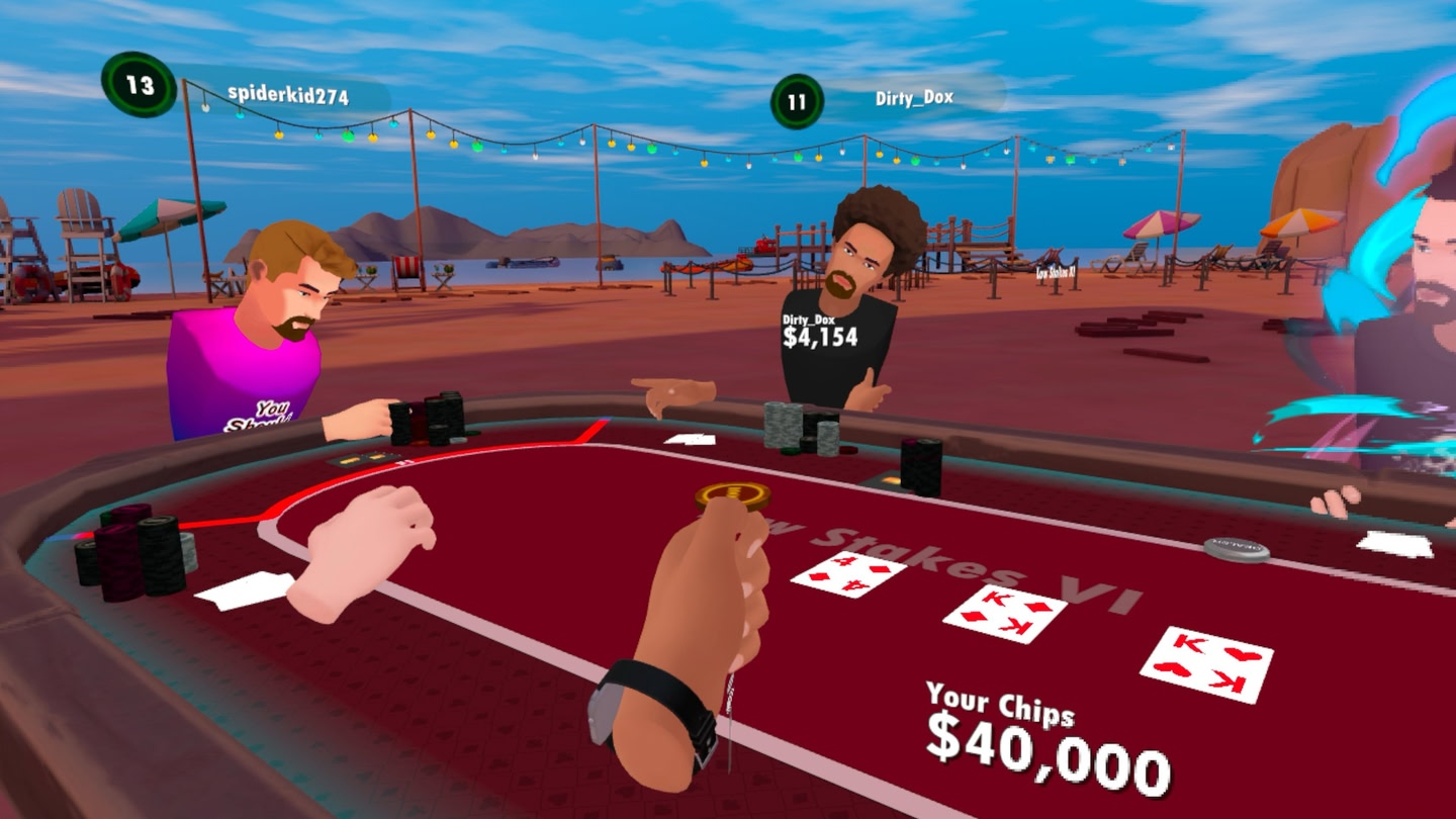 #4. POKER VR (Meta) De: Mega Particle, Inc.