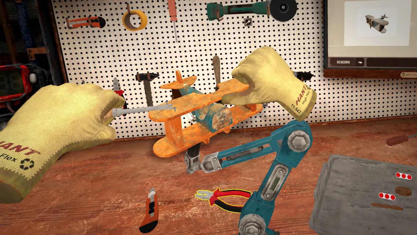 #3. WORKSHOP SIMULATOR VR (Meta) От: VR FACTORY GAMES