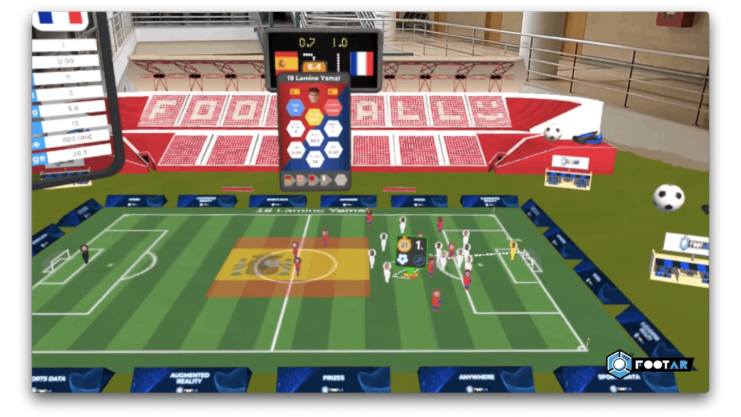 #5. FootAR - 3D Football & xGoal (Meta) De: FootAR