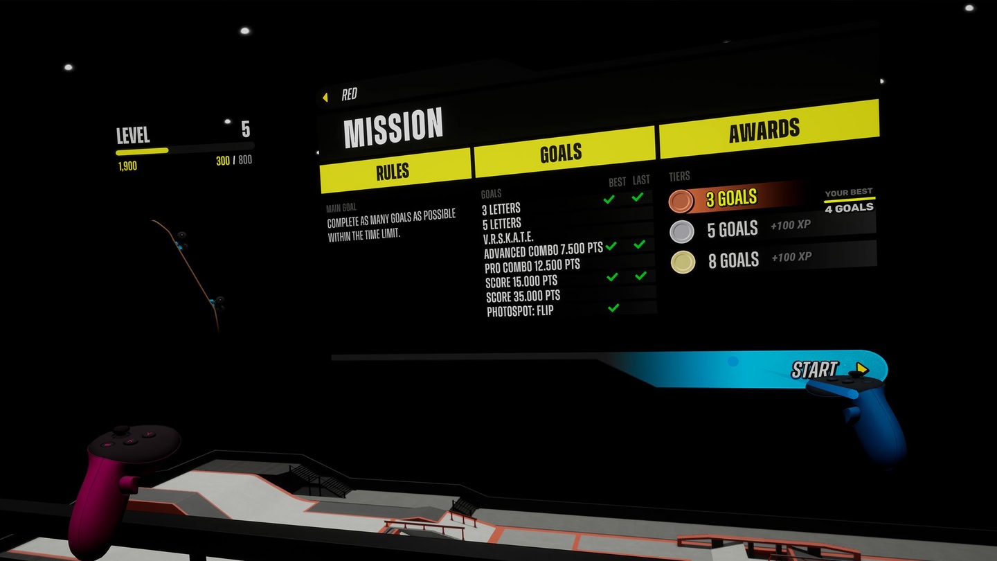 #6. VR Skater: SL (Meta) 由: DEFICIT Games